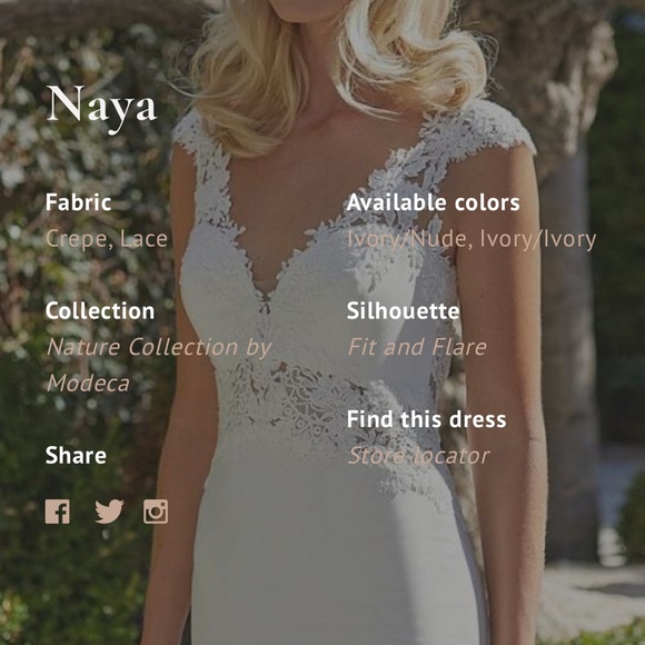 New wedding dress. Only tried on. No alterations have been done to this item. - Picture 2 of 9